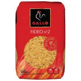 GALLO fideo nº 2 paquete 450 grs